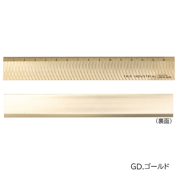 THIS INDUSTRIAL Techno Ruler [全4色] 15cm ルーラー 定規 ラダイト《Luddite》LDTI-TR［M便 1/10］