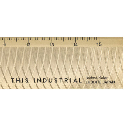 THIS INDUSTRIAL Techno Ruler [全4色] 15cm ルーラー 定規 ラダイト《Luddite》LDTI-TR［M便 1/10］