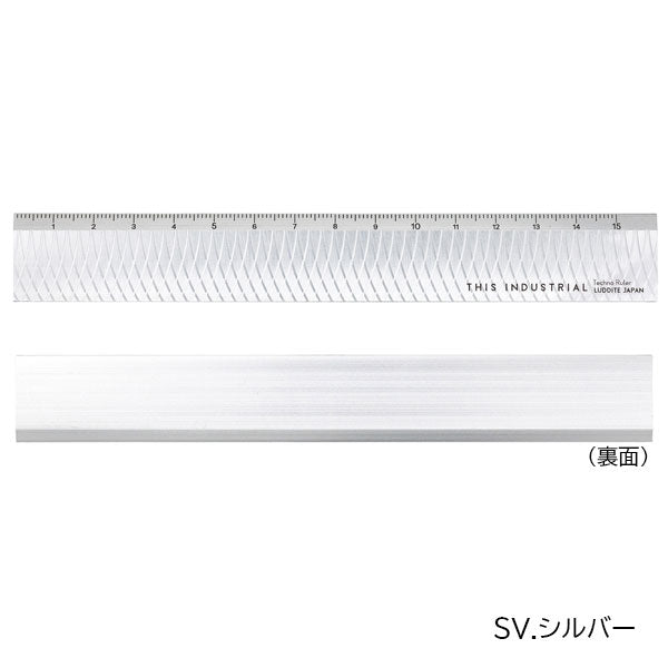 THIS INDUSTRIAL Techno Ruler [全4色] 15cm ルーラー 定規 ラダイト《Luddite》LDTI-TR［M便 1/10］