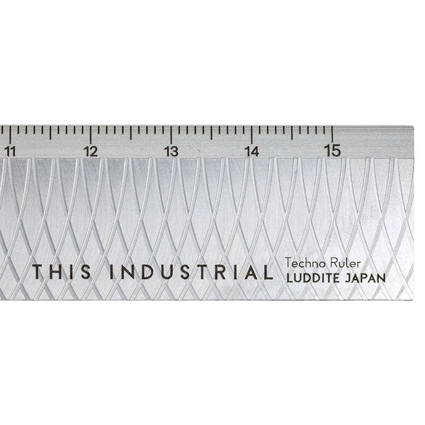 THIS INDUSTRIAL Techno Ruler [全4色] 15cm ルーラー 定規 ラダイト《Luddite》LDTI-TR［M便 1/10］