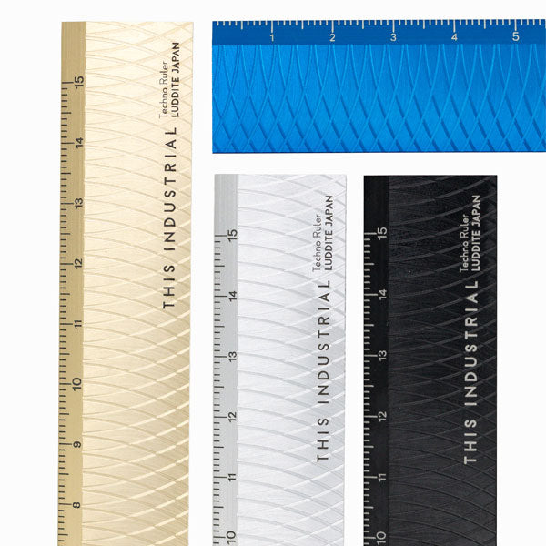 THIS INDUSTRIAL Techno Ruler [全4色] 15cm ルーラー 定規 ラダイト《Luddite》LDTI-TR［M便 1/10］