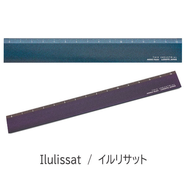 THIS INDUSTRIAL A6063 Ruler Essential Ilulissat/Fairbanks 15cm ルーラー 定規 ラダイト LDTI-AREIS/AREFB-01 [M便 1/10]