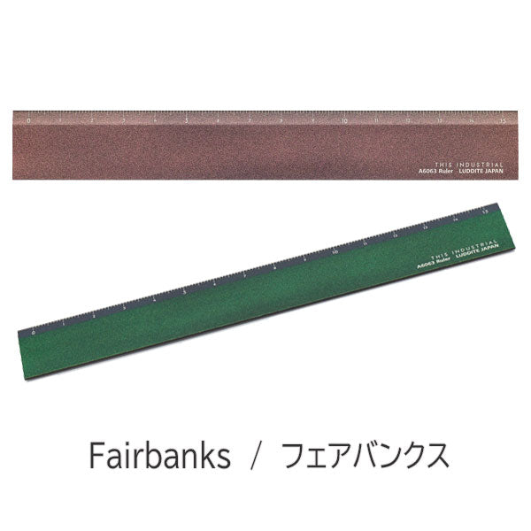 THIS INDUSTRIAL A6063 Ruler Essential Ilulissat/Fairbanks 15cm ルーラー 定規 ラダイト LDTI-AREIS/AREFB-01 [M便 1/10]