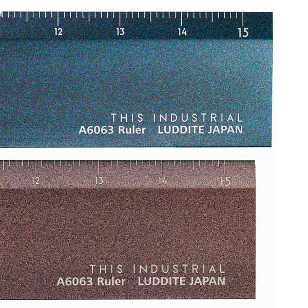 THIS INDUSTRIAL A6063 Ruler Essential Ilulissat/Fairbanks 15cm ルーラー 定規 ラダイト LDTI-AREIS/AREFB-01 [M便 1/10]