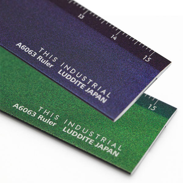 THIS INDUSTRIAL A6063 Ruler Essential Ilulissat/Fairbanks 15cm ルーラー 定規 ラダイト LDTI-AREIS/AREFB-01 [M便 1/10]