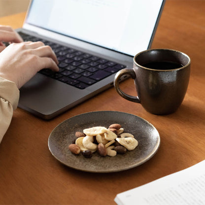 GOOD MORNING マグカップ 200 [登り窯]  再生備前 the continue RI-CO MUG200-NB-00 専用ボックス入り 専用ボックス入り