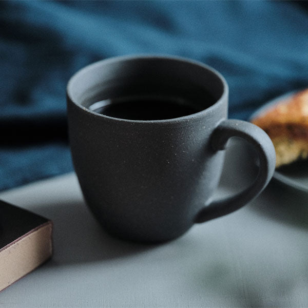 GOOD MORNING マグカップ 200 [グレイカラー]  再生備前 the continue RI-CO MUG200-G-00 専用ボックス入り 専用ボックス入り