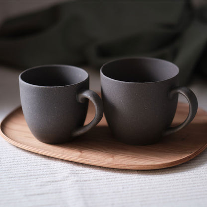 GOOD MORNING マグカップ 300 [グレイカラー]  再生備前 the continue RI-CO MUG300-G-00 専用ボックス入り