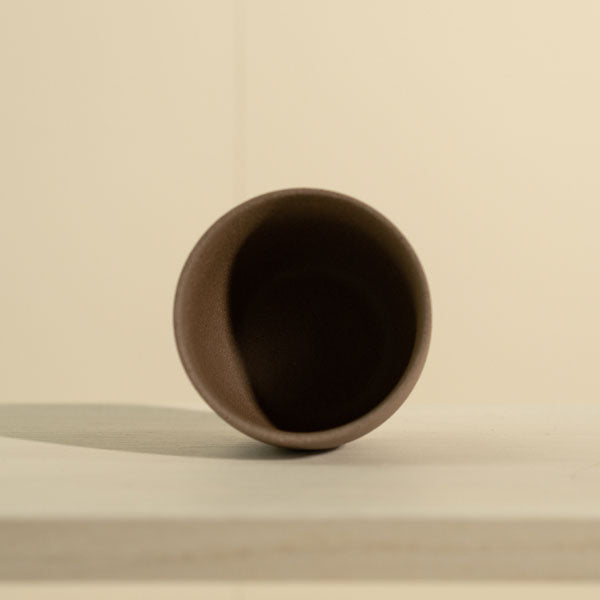 GOOD MORNING カップ [ナチュラル] ロゴ入り 再生備前 the continue RI-CO CUP-N-01 専用ボックス入り