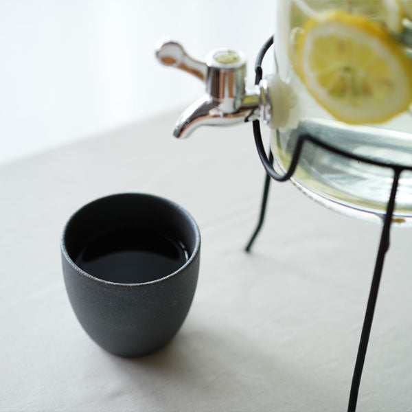 GOOD MORNING カップ [グレイカラー] 再生備前 the continue 2358-CUP