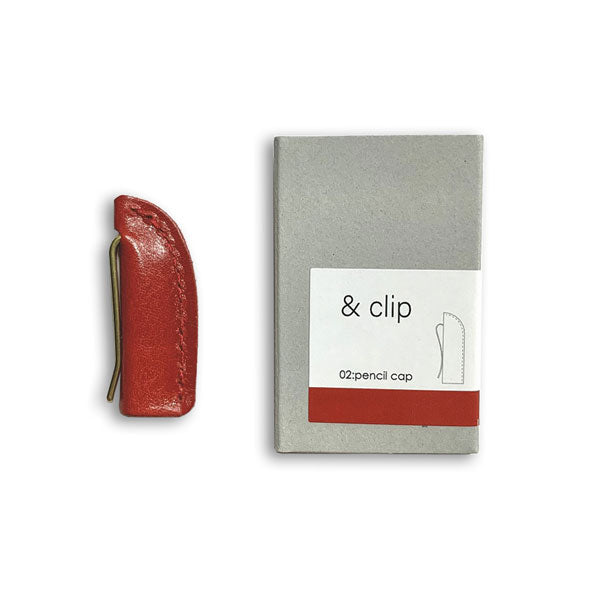 &amp;clip pencil cap 鉛筆キャップ［全5色］牛革 kitera AC-P[M便 1/12]
