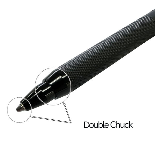 ダブルチャックメカニカルペンシル 0.5mm Kitera KS-03-BK [M便