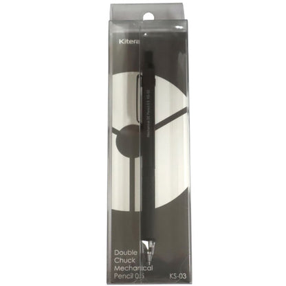 ダブルチャックメカニカルペンシル 0.5mm Kitera KS-03-BK [M便 1/4]