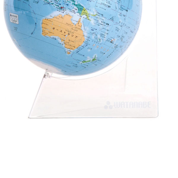 シティーズ15 卓上地球儀WF クリア台 No.1505 15cm 渡辺教具製作所 1505
