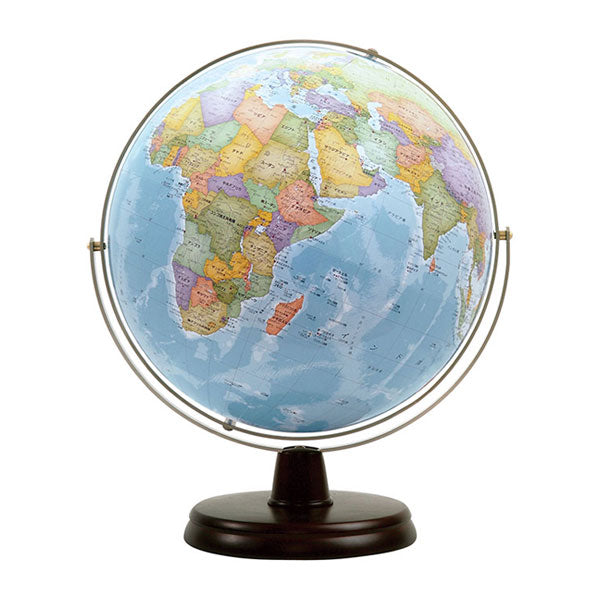卓上地球儀 リブラブルー 木台 No.3060 30.5cm 渡辺教具製作所 3060 【送料無料*】
