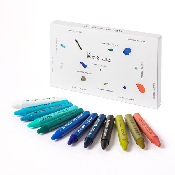 海のクレヨン SATELLITE CRAYON PROJECT [12色入り] MDS CRA-001 [M便 1/2]