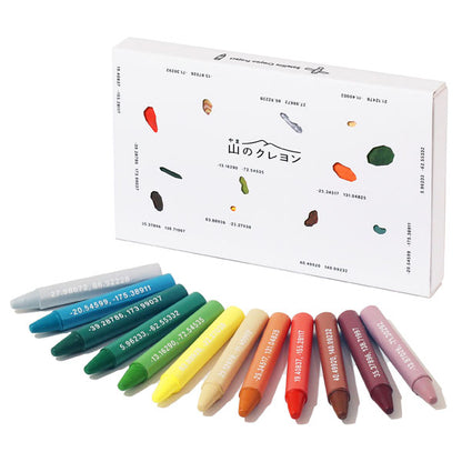 山のクレヨン SATELLITE CRAYON PROJECT [12色入り] MDS CRA-002 [M便 1/2]