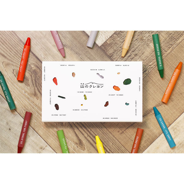 山のクレヨン SATELLITE CRAYON PROJECT [12色入り] MDS CRA-002 [M便 1/2]
