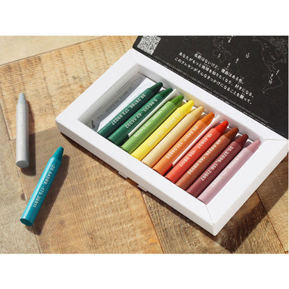 山のクレヨン SATELLITE CRAYON PROJECT [12色入り] MDS CRA-002 [M便 1/2]