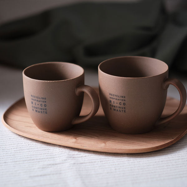 GOOD MORNING マグカップ 200 [ナチュラル] ロゴ入り 再生備前 the