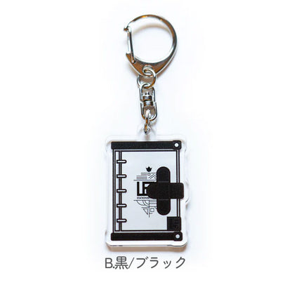 アクリルキーホルダー / LETS手帳 [全6色] LETS STATIONERY GOODS 文匠 L23/4-ACRY-N/B/R/BL/MG/MSG [M便 1/15]