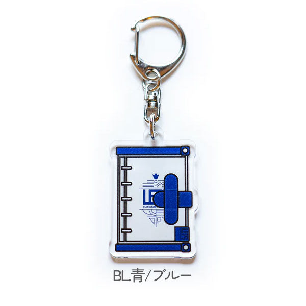 アクリルキーホルダー / LETS手帳 [全6色] LETS STATIONERY GOODS 文匠 L23/4-ACRY-N/B/R/BL/MG/MSG [M便 1/15]