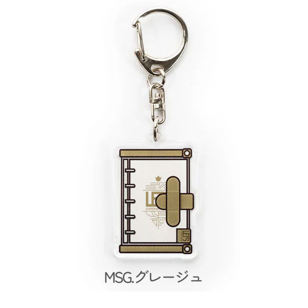 アクリルキーホルダー / LETS手帳 [全6色] LETS STATIONERY GOODS 文匠 L23/4-ACRY-N/B/R/BL/MG/MSG [M便 1/15]