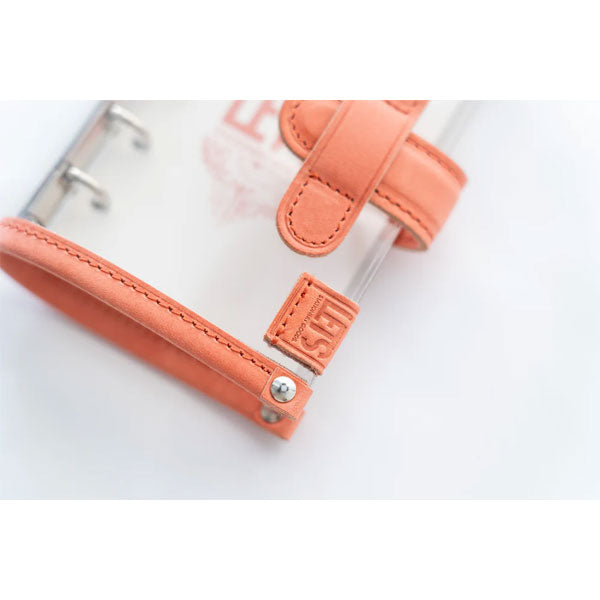 LETSクリアシステム手帳 M5サイズ [mostro アプリコットピンク] LETS STATIONERY GOODS 文匠 L25-SM5-AP 【送料無料*】