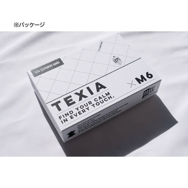 LETS システム手帳 TEXIA (テキシア) M6サイズ 20mm LETS STATIONERY GOODS 文匠 2241-L25-SB-TXW/B1 【送料無料*】