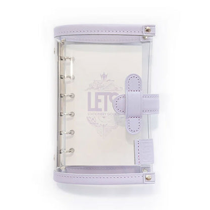 LETSクリアシステム手帳 シフォンパープル [mini6サイズ] LETS STATIONERY GOODS 文匠 L26-SM-CP 【送料無料*】