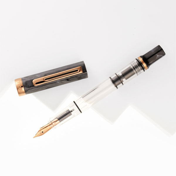 TWSBI ECO《ツイスビー エコ》［ブラックマーブル with/B］万年筆 TWSBI M74412【送料無料*】