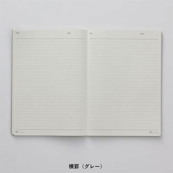 NOLTY ノート A5 ホワイト用紙 96ページ [横罫 グレー] 日本能率協会