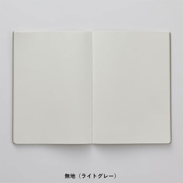 NOLTY ノート A5 ホワイト用紙 192ページ [無地 ライトグレー] 日本能率協会 NWP01 [M便 1/4]