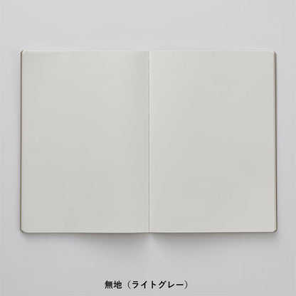 NOLTY ノート A5 ホワイト用紙 192ページ [無地 ライトグレー] 日本能率協会 NWP01 [M便 1/4]