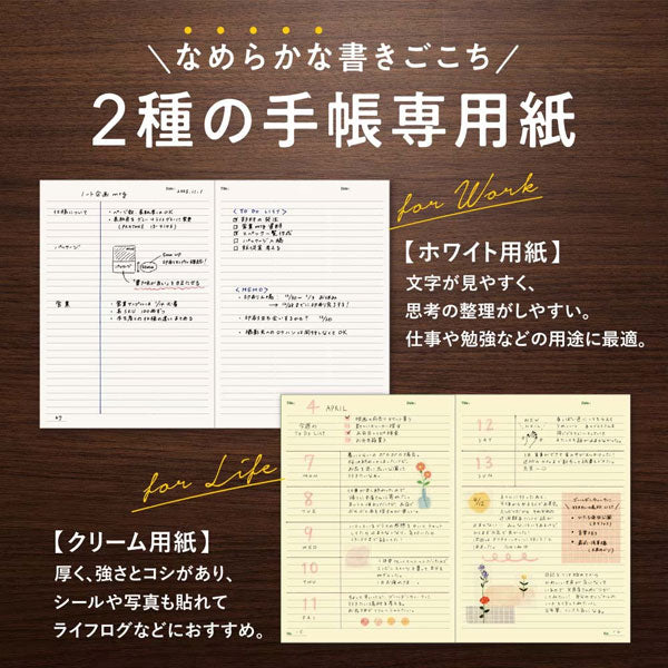 NOLTY ノート A5 クリーム用紙 192ページ [方眼 ブラック] 日本能率協会 NCG01 [M便 1/4]