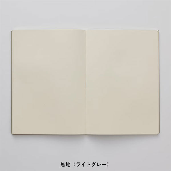 NOLTY ノート A5 クリーム用紙 192ページ [無地 ライトグレー] 日本能率協会 NCP01 [M便 1/4]
