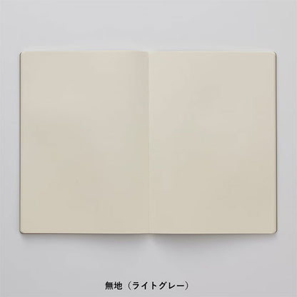 NOLTY ノート A5 クリーム用紙 192ページ [無地 ライトグレー] 日本能率協会 NCP01 [M便 1/4]