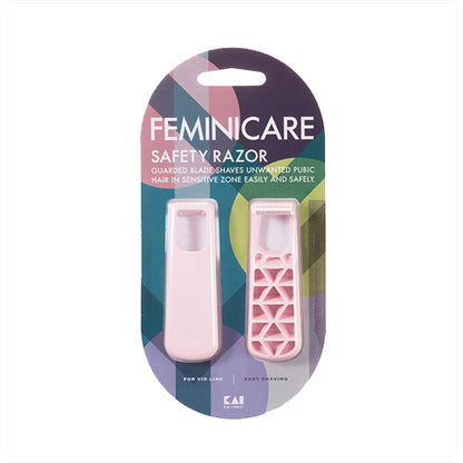 FEMINICAREシリーズ デリケートゾーン用カミソリ2本入り 貝印 GA0080 [M便 1/3]