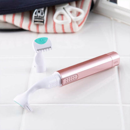 FEMINICAREシリーズ デリケートゾーン用 音波電動カミソリ 替刃2個付 貝印 GA0093