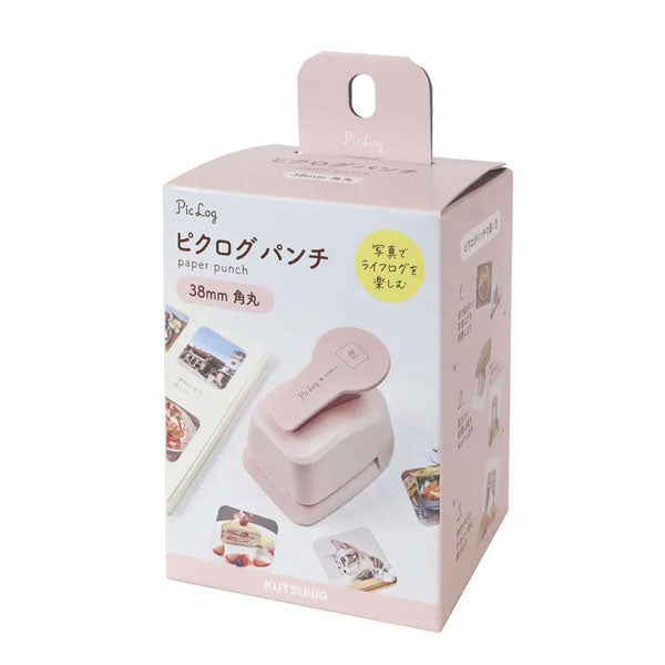 ピクログ パンチ 38mm角丸 クツワ 169SH