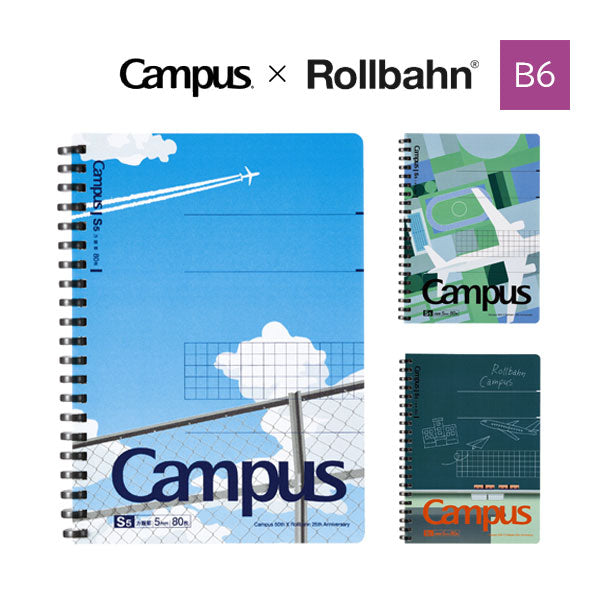 Campus×Rollbahn ソフトリングノート B6 [全3柄] コクヨ CRCス-SV148S5 [M便 1/4]