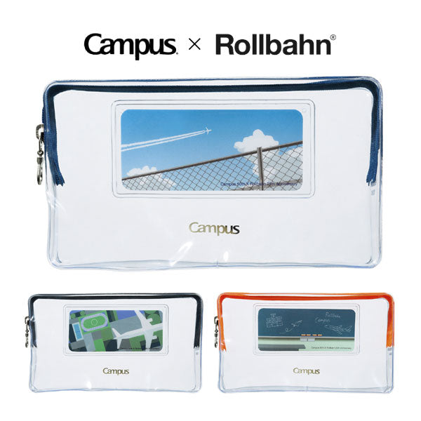 Campus×Rollbahn クラシカルポーチ [全3柄] コクヨ CRCF-VBF231 – 文具