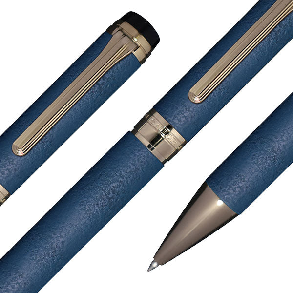 【新品未開封】シックザール 夏限定 ボールペン クロコダイル (薄藍) ☆夏限定☆ 革軸ペン【クロコダイル 藍染 (薄藍)】 | Schicksal