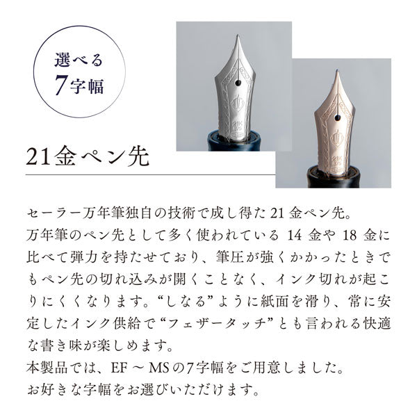【取り寄せ品】万年筆 VEILIO《ヴェイリオ》 [パールブラック/ブルーパープル] ［EF/F/MF/M/B/Z/MS］ セーラー万年筆 11-5045/11-5046【送料無料*】