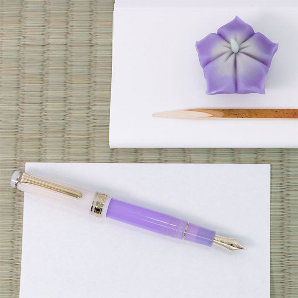数量限定】 世界のティータイム スリム万年筆 茶の湯 煉切 [MF/M