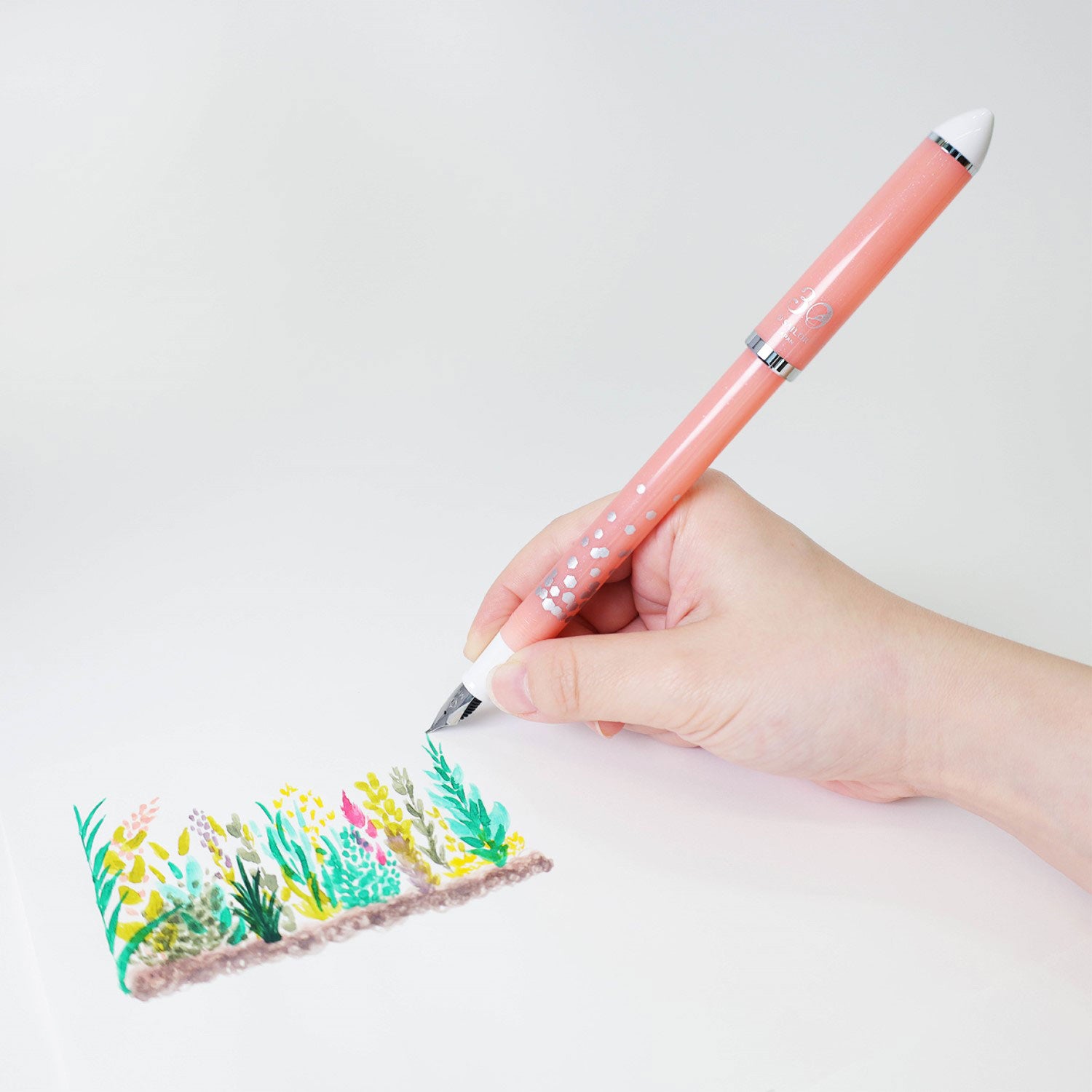 万年筆 ふでDEまんねん30周年 ペン先角度 40度 [全4色] セーラー万年筆 10-0343/4- [M便 1/5]