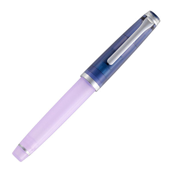 【限定】カ.クリエ プレミアムクロス×万年筆 レクル 夢宵セット クリアネイビー×パープル 字幅(MF) セーラー万年筆 10-8998-340【送料無料*】