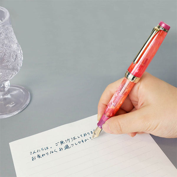 【限定】万年筆 VEILIO tone《ヴェイリオ トーン》 パールピンク/パープル［F(細字)］ セーラー万年筆 111-5047-231/5048-250【送料無料*】