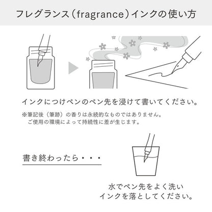 つけペン用ボトルインク Dipton フレグランスインク 水性染料 20ml [全３色] セーラー万年筆 13-1802-20