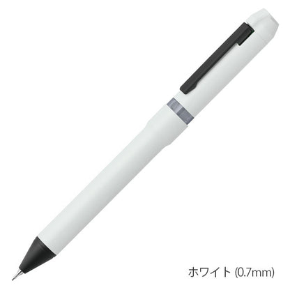 【名入れ無料！ネコポス送料無料】 限定！シャーボNu スマートカジュアルカラー 回転式 多機能ペン 3機能（2色エマルジョン0.5・0.7 黒/赤+シャープ0.5）[M便 1/3] ゼブラ SBS35-SC/SB35-SC